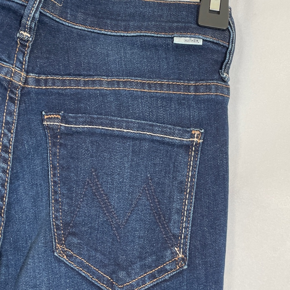 MOTHER JEANS The Insider Crop Step Fray Size 24 Off Limits EUC Like New - Picture 5 of 13